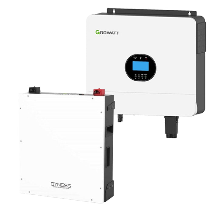 Growatt 6000w and Dyness 5.12 Lithium Battery Combo