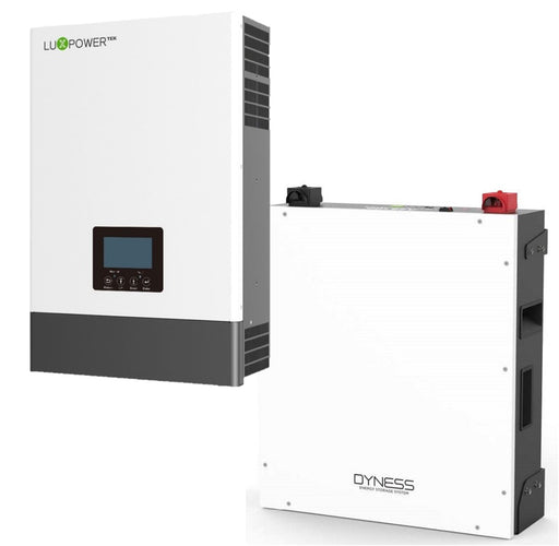 Luxpower 5KVA Inverter and Battery Combo Dyness 4.8KW Lithium Battery + 6X 425W Trina Solar Panels - MacSell Solar Outlet