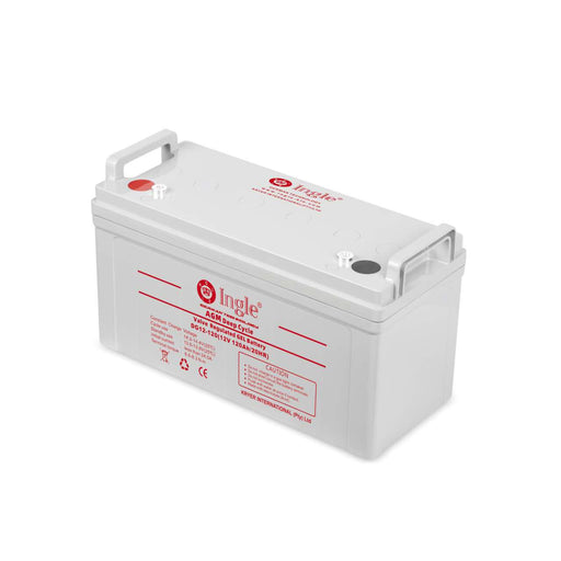 120Ah 12v AGM Deep Cycle Gel Battery Ingle German - MacSell Solar Outlet