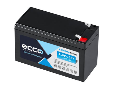 12V 7AH ECCO/Aokly Lithium Iron Battery - MacSell Solar Outlet