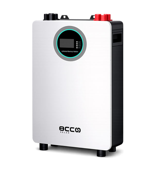 48V Lithium Battery Ecco 51.2v 100ah 5.12kWh Lithium Battery ME51100 SE Wall-Mounted / Stand