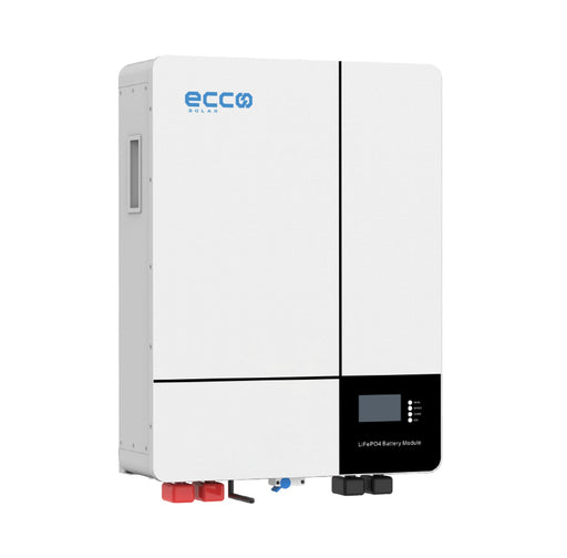 5.12kWh Lithium Battery Ecco 51.2v 100ah  ME51100 Wall-Mounted - MacSell Solar Outlet