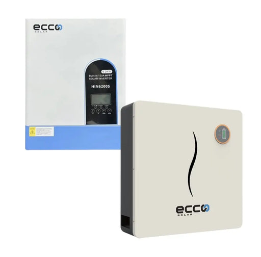 6.2KVA Inverter and Battery ECCO Combo 48V ECCO 5.12 KWH