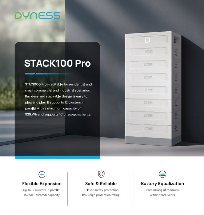 Dyness Stack100 High Voltage Battery 40KWH