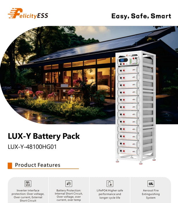 Felicity High-Voltage 61.44KWh Lithium Battery System