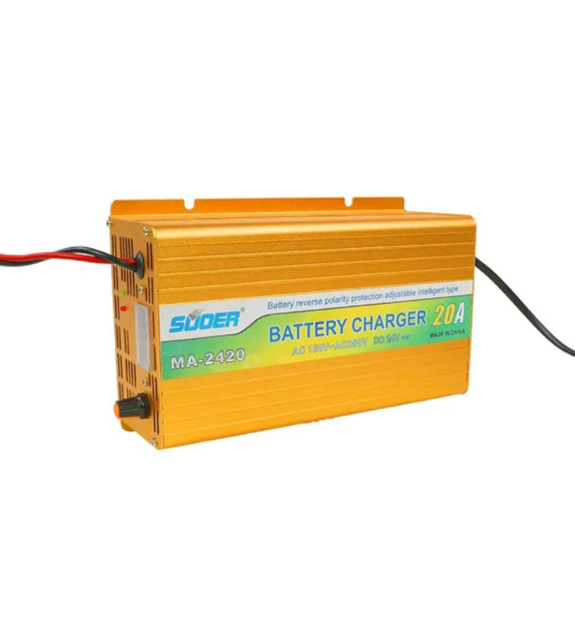 Lithium Battery Charger 24V 20A Suoer - MacSell Solar Outlet
