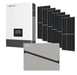 Luxpower 6KVA Inverter and Battery Combo Shoto 5.12KW Lithium Battery + 6X 460W Canadian Solar Panels - MacSell Solar Outlet