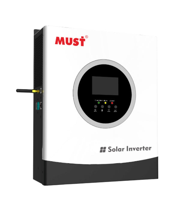 Must 3.6kw 3600w 100Amp 24v MPPT Solar Hybrid Inverter PV18-3624 PREM + WIFI DONGLE