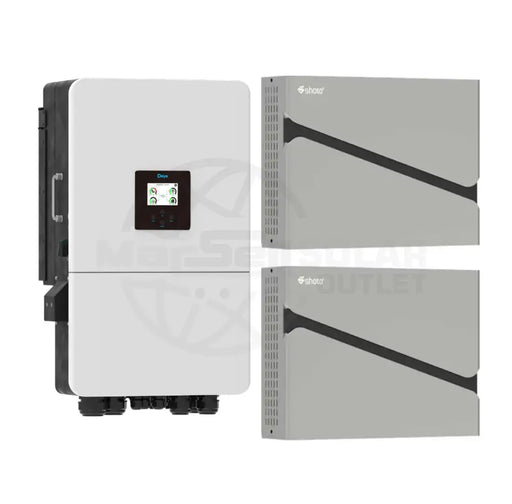 Deye 8KW Battery and Inverter Combo 2 X Shoto 5.12KWh Lithium Batteries - MacSell Solar Outlet