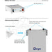 Deye Lithium Ion Battery 5.32Kwh 51.2V 104Ah Low Voltage - MacSell Solar Outlet