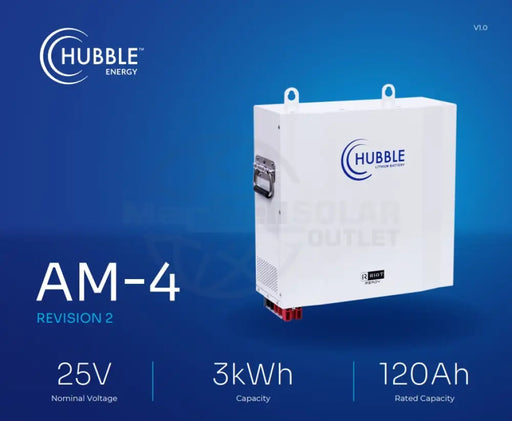 Hubble Lithium Battery Wallmount 25.5V 2.6KWh AM-4 - Deep
