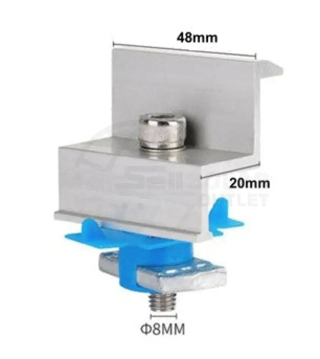 Solar Panel End Clamp - MacSell Solar Outlet